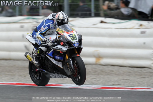 2010-05-08 Monza 1204 La Roggia - Superbike - Qualifyng Practice - Sylvain Giuntoli - Suzuki GSX-R 1000